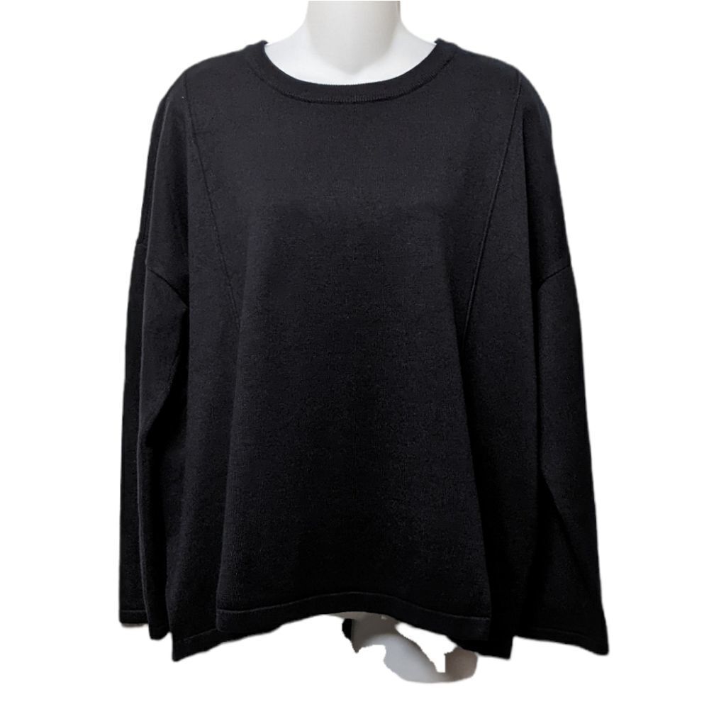 SINUOUS Knit Boxy Minimalist Sweater S